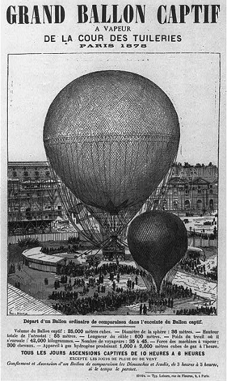 Paris 1878 and Gifford Balloon Launch