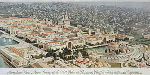 Aerial View of the San Francisco 1915 Exposition
