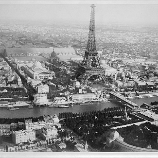 Paris 1889 Aerial Photo
