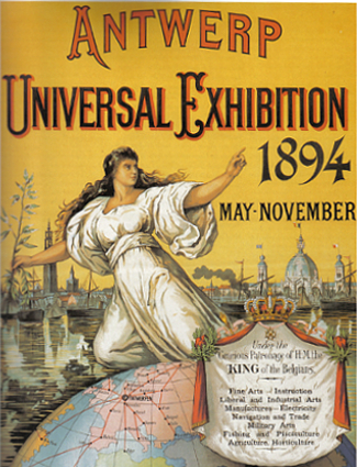 Antwerp World's Fair 1894 Poster