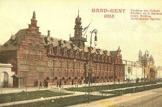 Holland Pavilion at the Ghent World's Fair of 1913