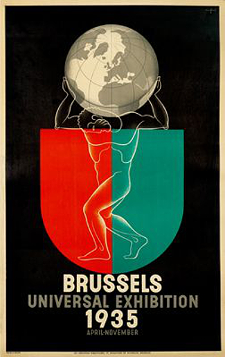 Brussels World's Fair 1935 Poster