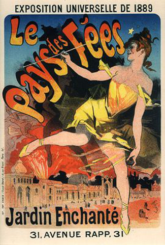 Paris World's Fair 1889 Poster