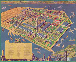 San Francisco 1939 Fairgrounds Map